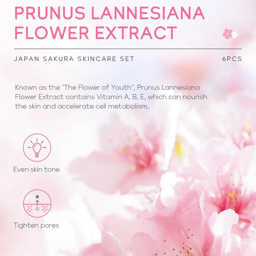 Set Sakura Skin Care 6 pièces