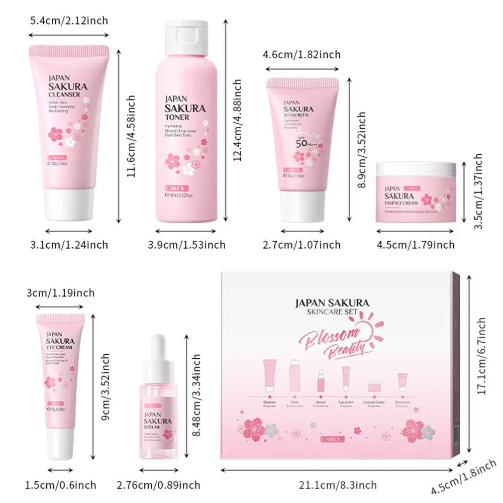 Set Sakura Skin Care 6 pièces