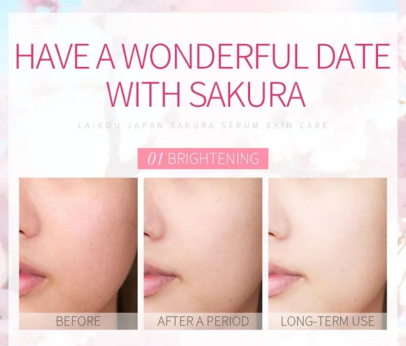 LAIKOU Cherry Blossom ou Rose Essence Solution