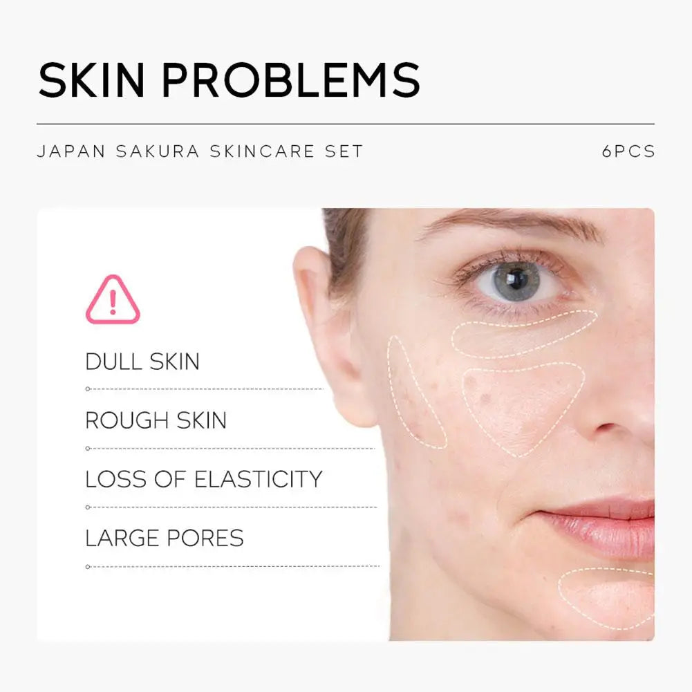 Set Sakura Skin Care 6 pièces