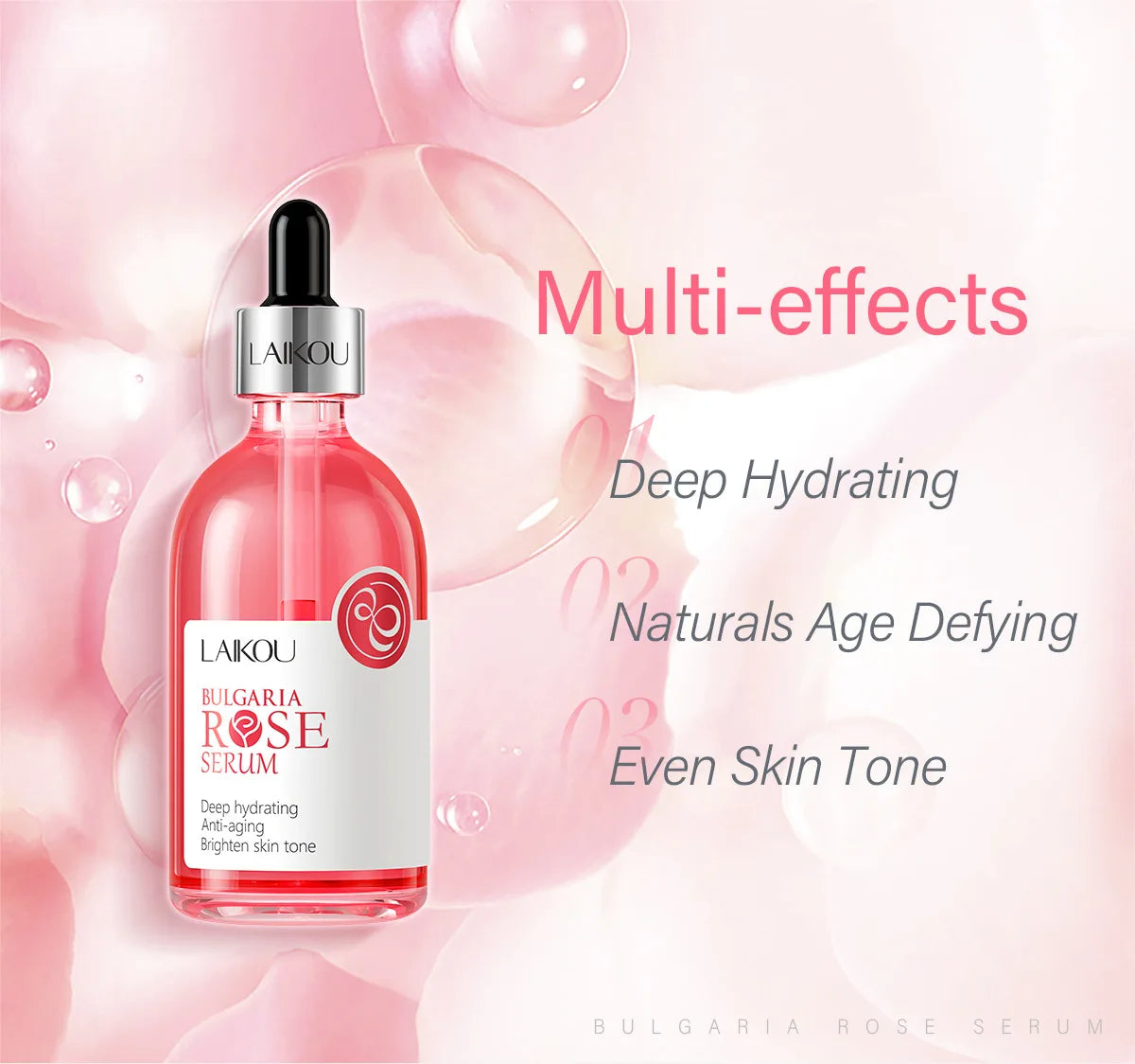 LAIKOU Cherry Blossom ou Rose Essence Solution