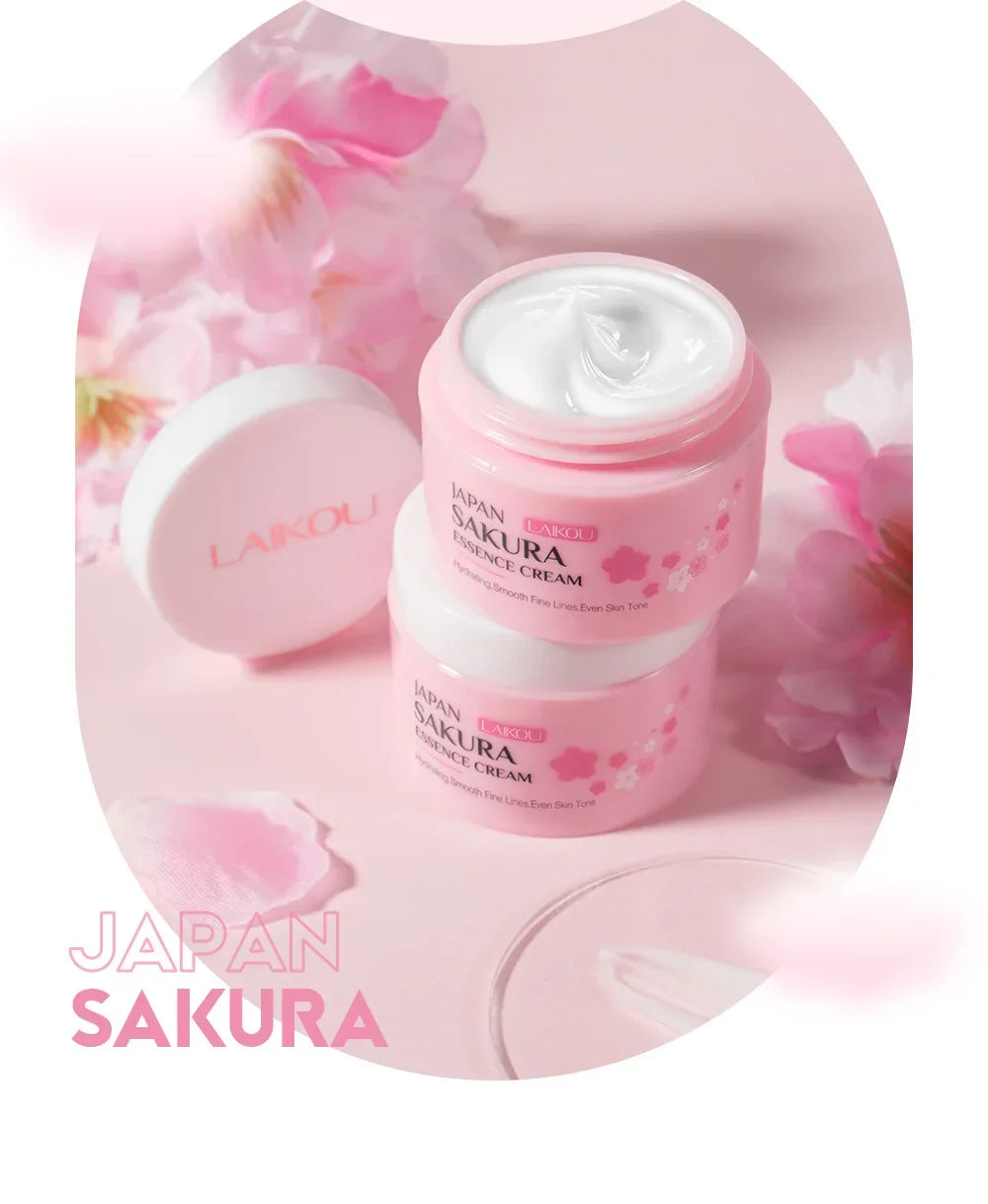 LAIKOU Japan Sakura Essence Cream Cherry Blossom Facial