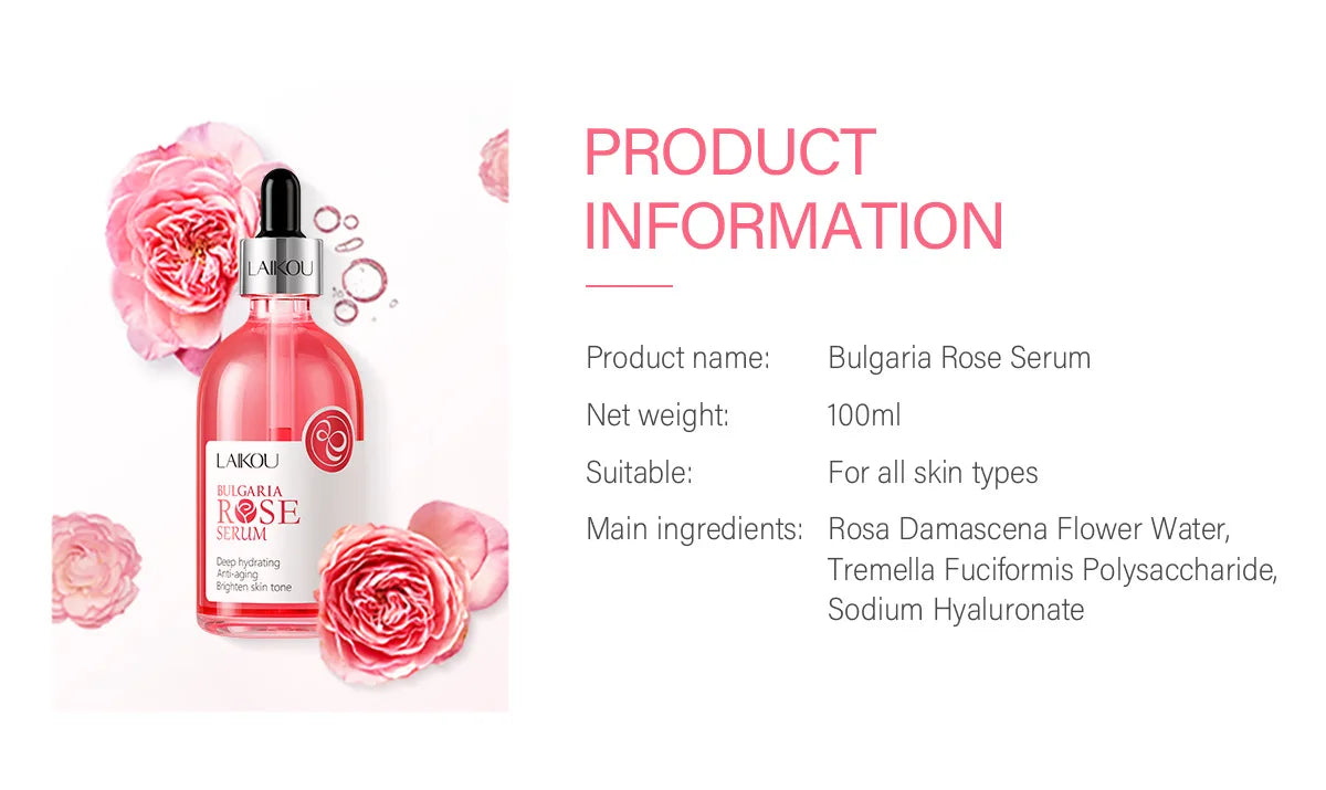 LAIKOU Cherry Blossom ou Rose Essence Solution