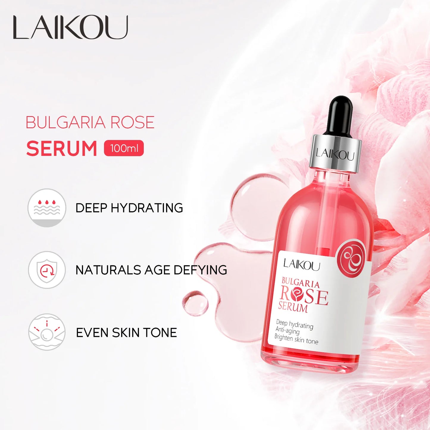 LAIKOU Cherry Blossom ou Rose Essence Solution
