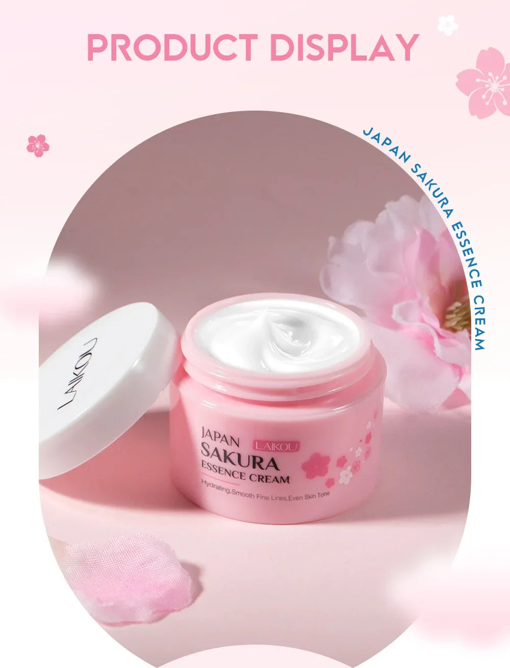 LAIKOU Japan Sakura Essence Cream Cherry Blossom Facial