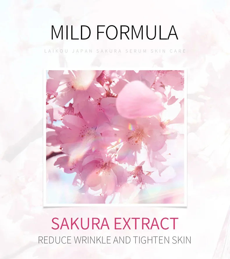 LAIKOU Cherry Blossom ou Rose Essence Solution