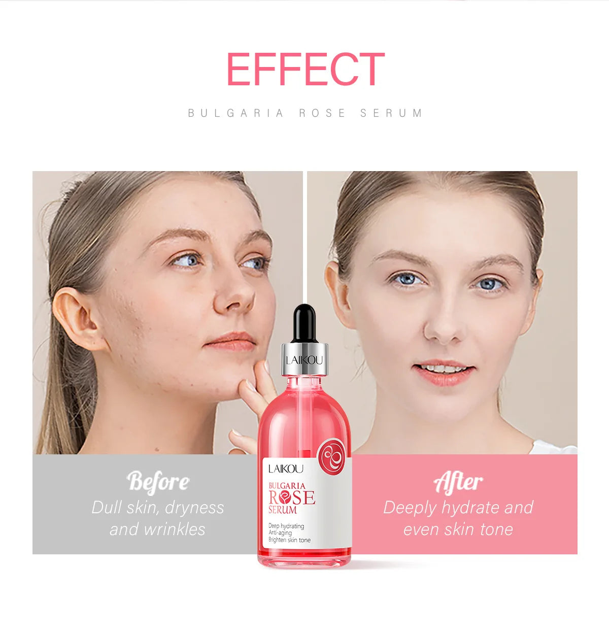 LAIKOU Cherry Blossom ou Rose Essence Solution