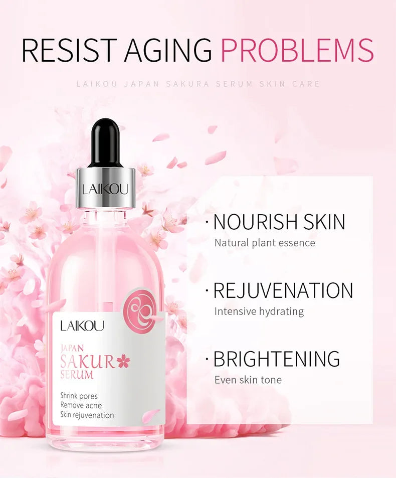 LAIKOU Cherry Blossom ou Rose Essence Solution