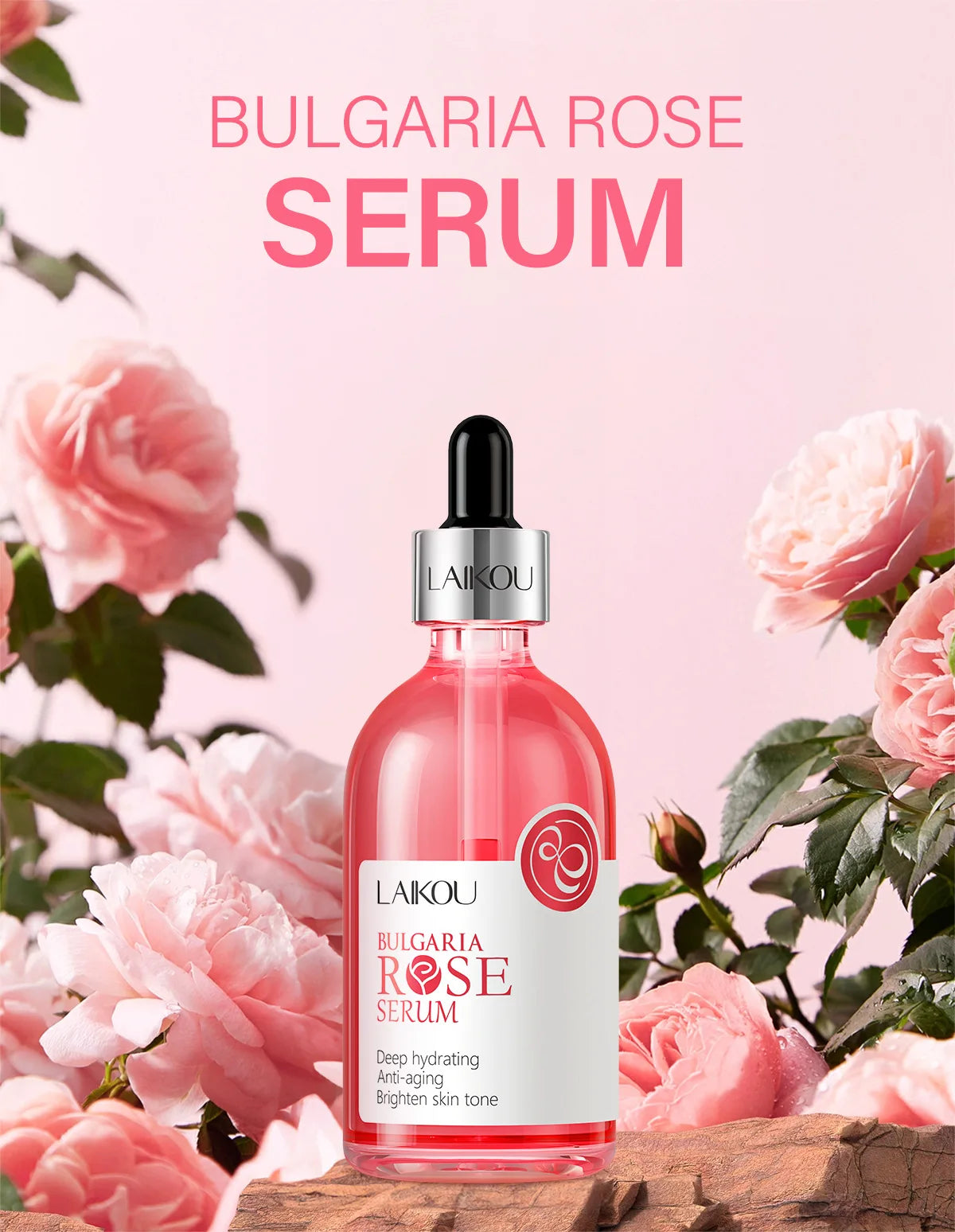 LAIKOU Cherry Blossom ou Rose Essence Solution